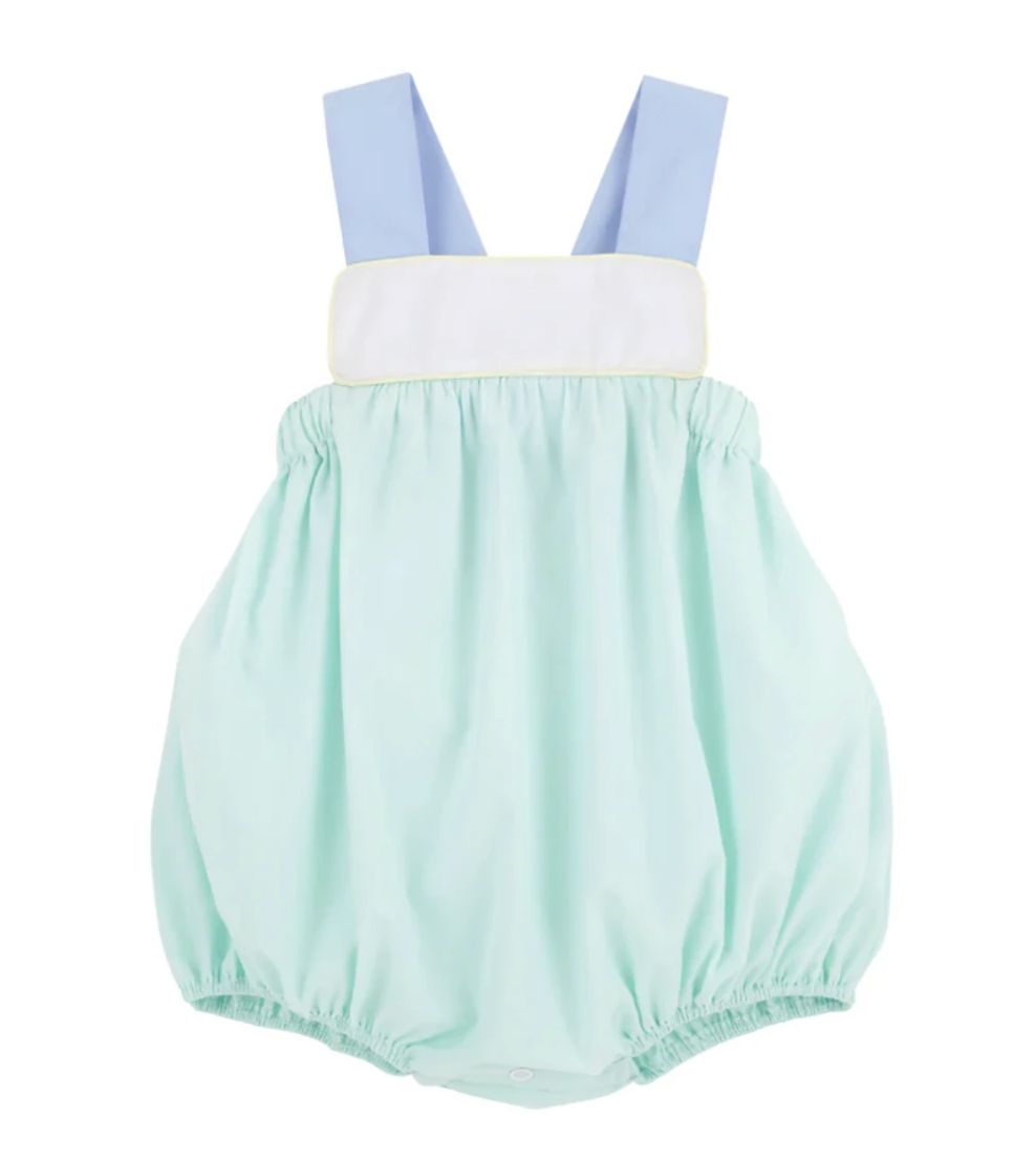 Samprey Sunsuit Broadcloth Sea Island Seafoam