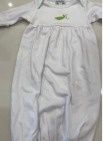Little Sweet Pea Emb. Gathered Gown