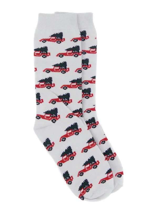 Christmas Truck Socks