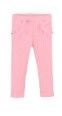 Pink French Terry Pants with Ruffle