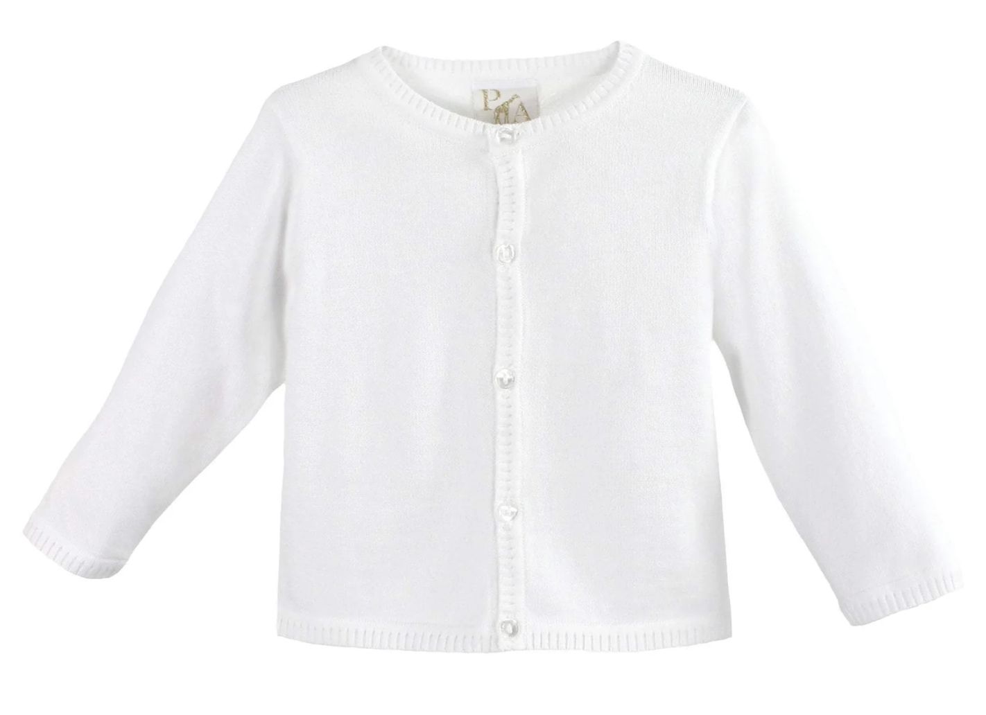 Ladder Edge Basic Cardigan Sweater