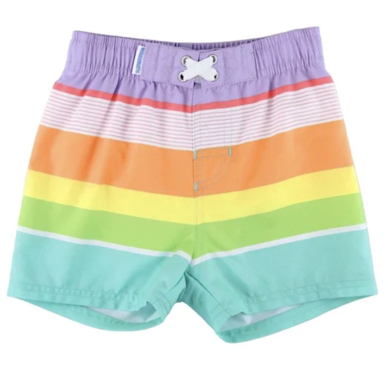 Island Stripe Swim Trunks