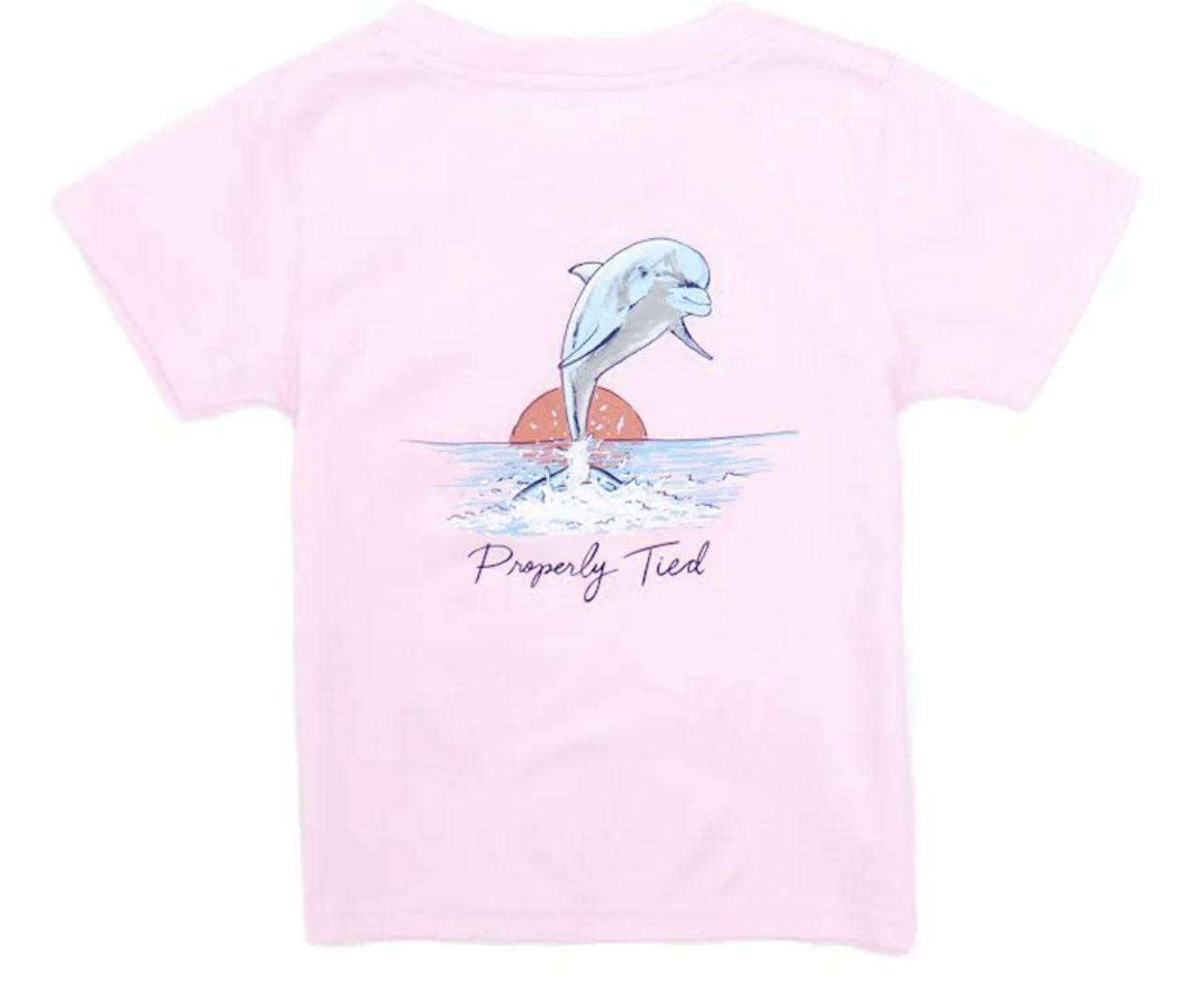 Dolphin/Rose SS Tee-Shirt