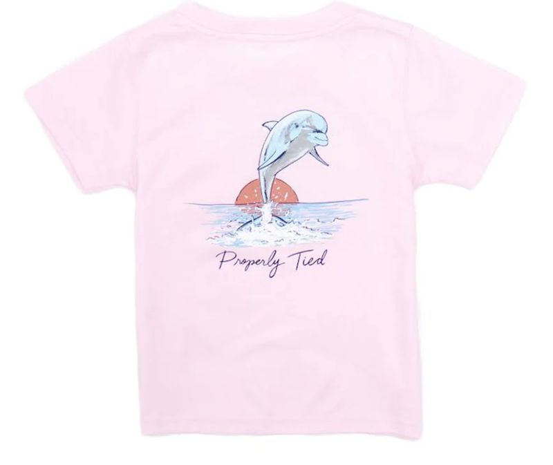 Dolphin/Rose SS Tee-Shirt