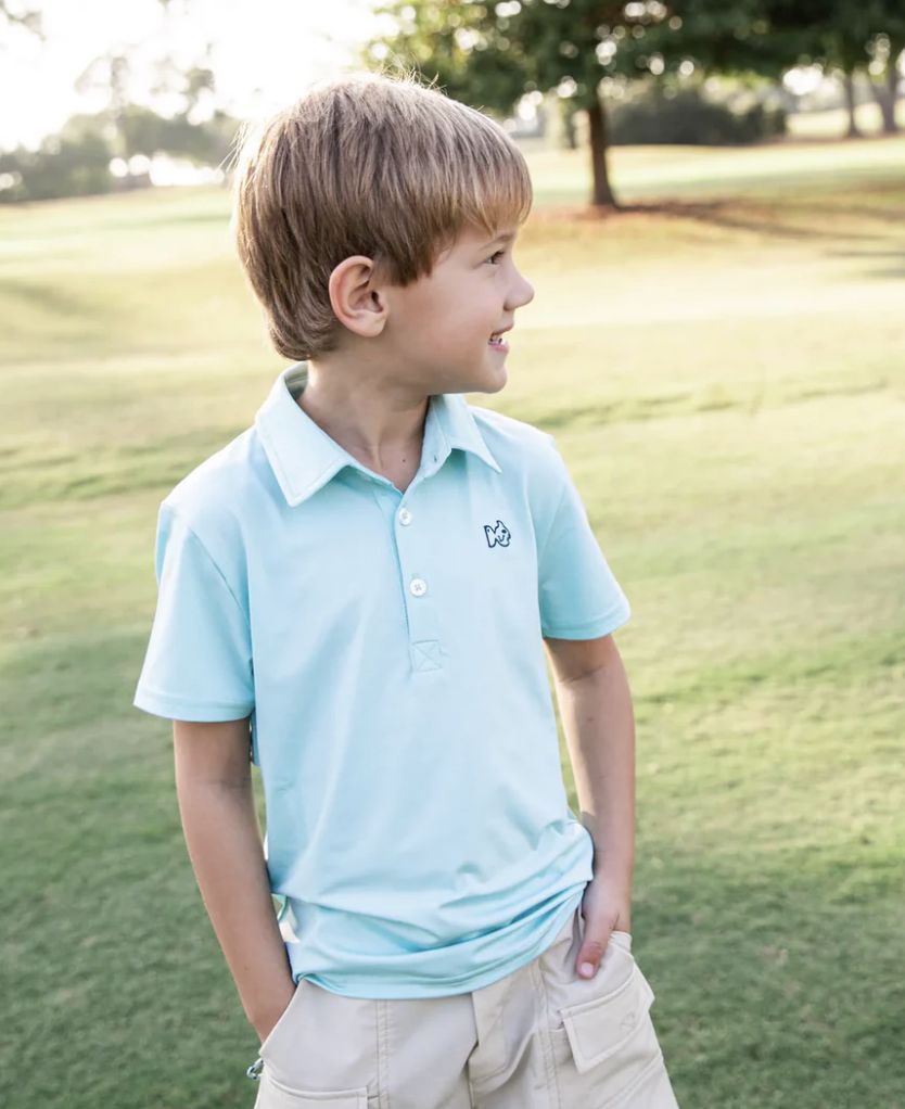 Waterspout Green Performance Polo