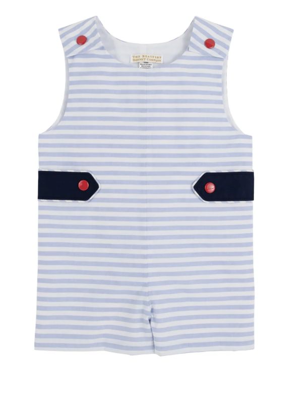 Jack Keene Jon Jon Park City Perwinkle Stripe/Nantucket