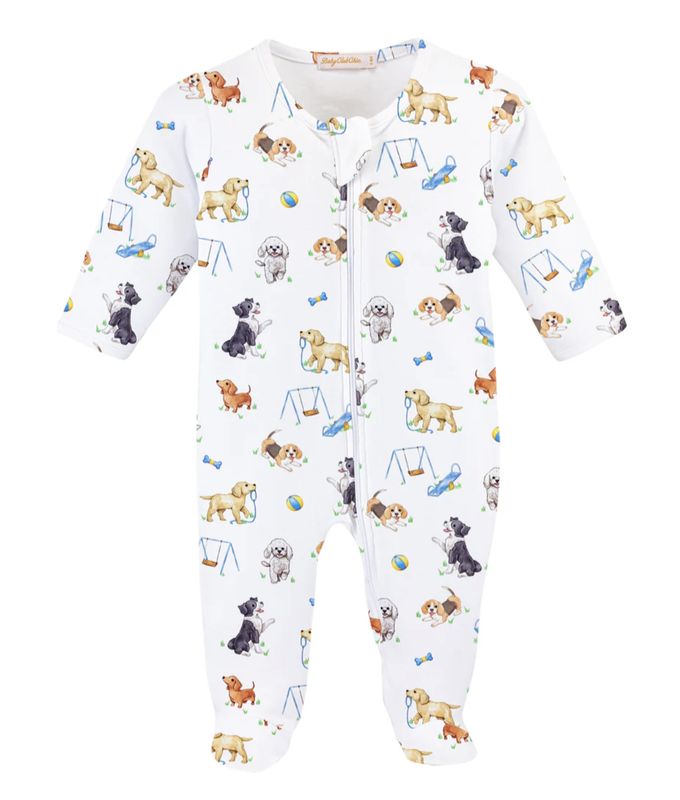Doggie Park Printed Footie
