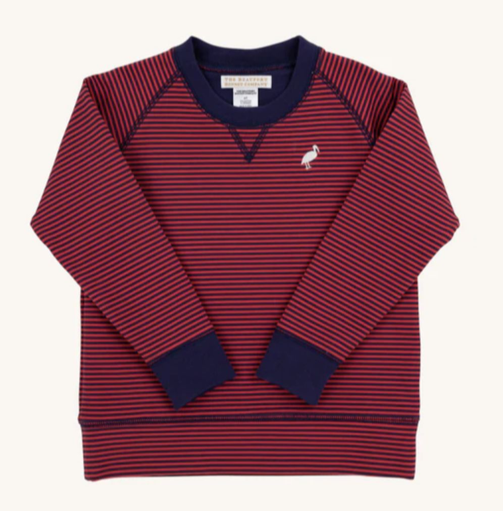 Richmond Red Stripe Boys Cassidy Crewneck