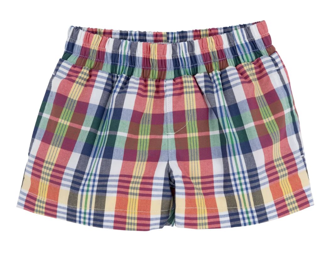 Sheffield Shorts | Montpelier Plaid Shorts Richmond Red