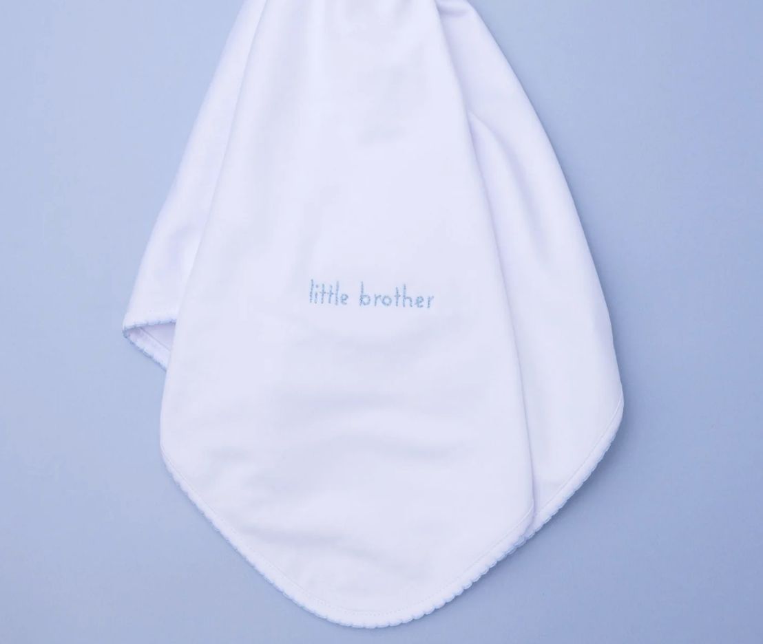 Brother &amp; Sister Embroidered Blanket