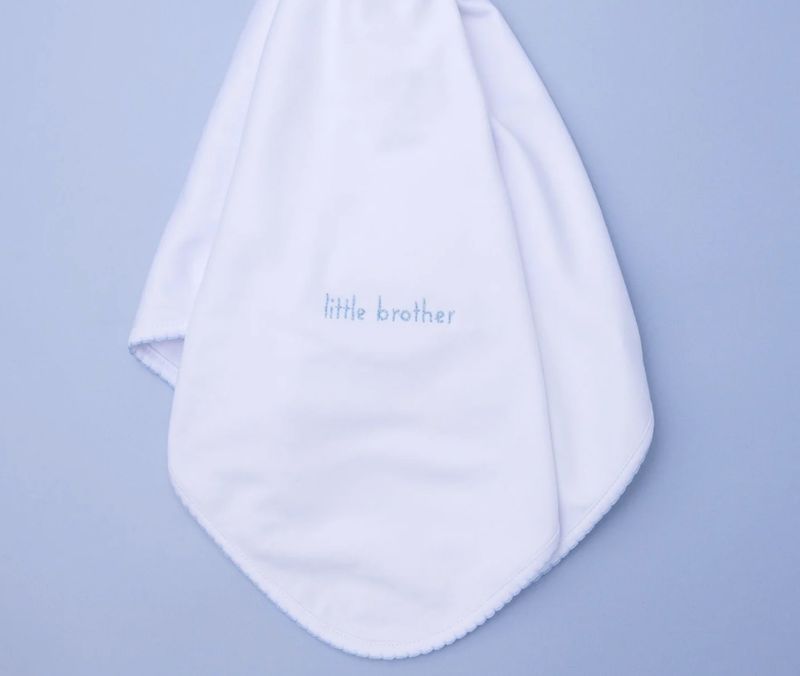 Brother &amp; Sister Embroidered Blanket