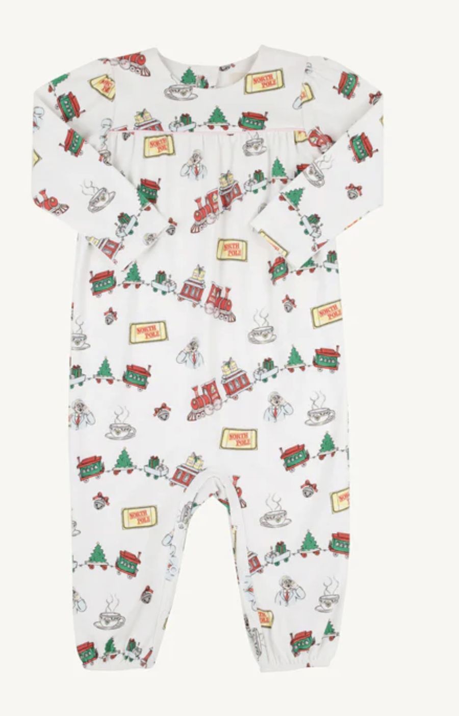 Long Sleeve Penny's Playsuit T.B.B.C. Express with Palm Beach Pink