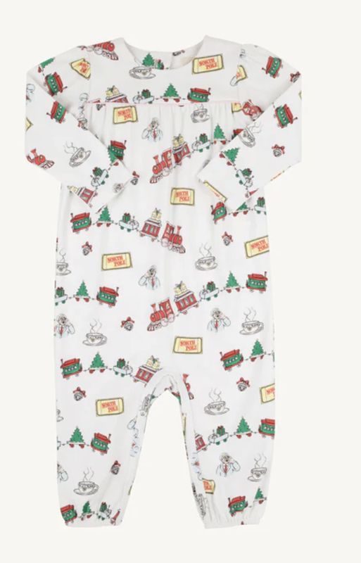 Long Sleeve Penny's Playsuit T.B.B.C. Express with Palm Beach Pink
