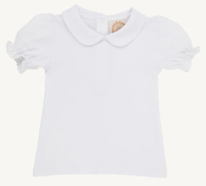 SS Maude's Peter Pan Collar w/Ruffle Shirt