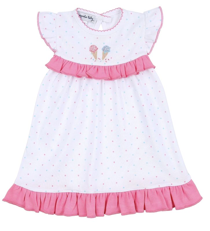 Ice Cream Classics Emb. Ruffle Flutters Dress
