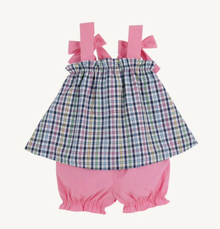 Lainey's Little Set Pier Pointe Plaid/Hampton Hot Pink