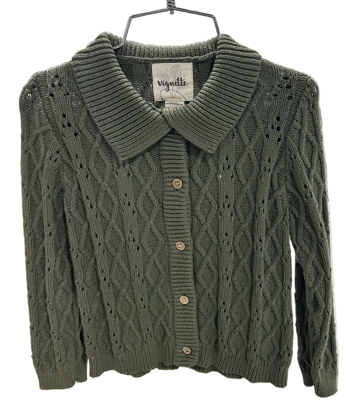Nathalie Olive Sweater