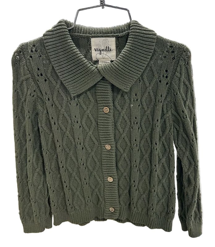 Nathalie Olive Sweater