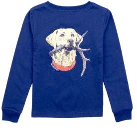 Boys Antler Lab LS River Blue