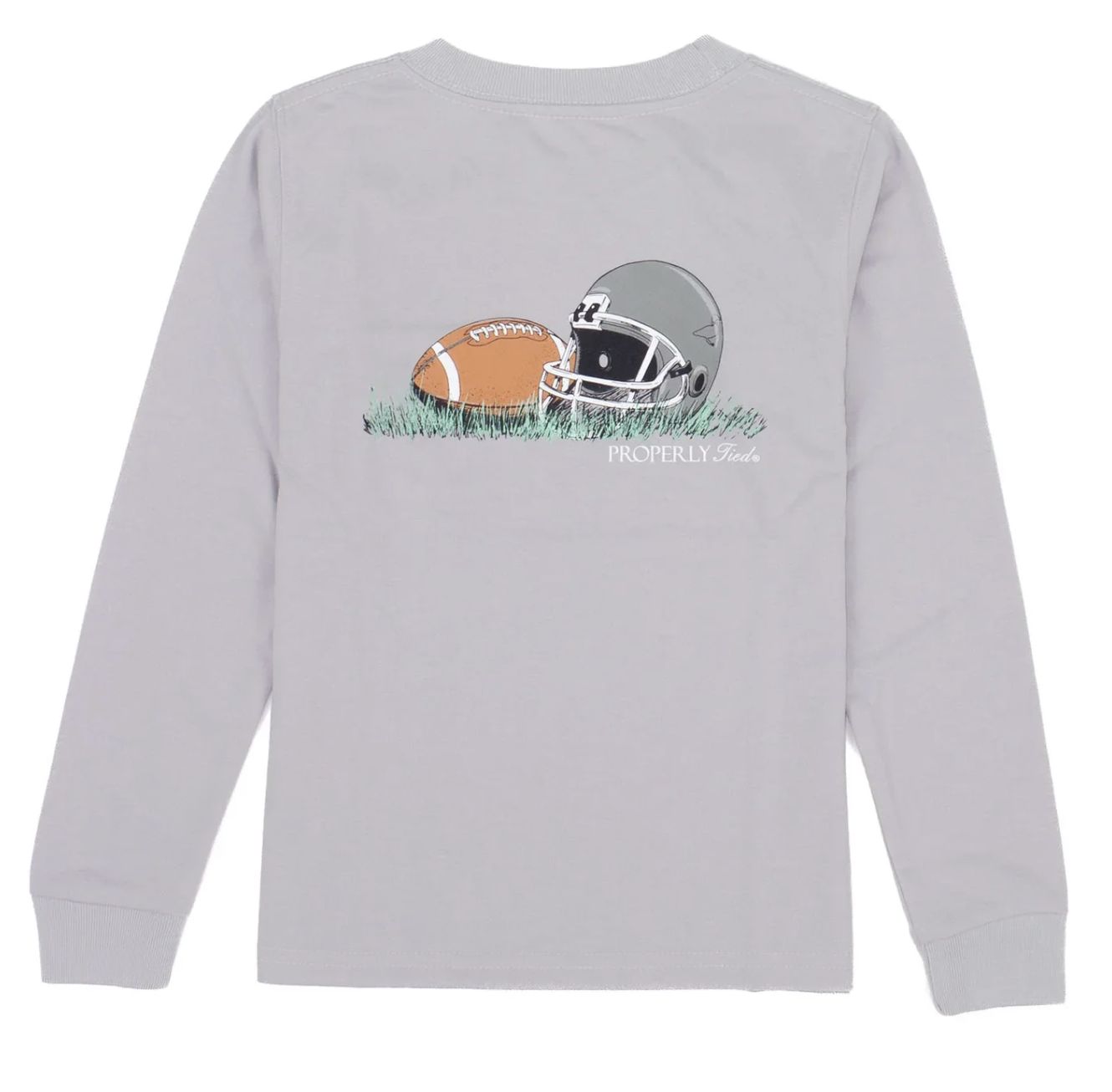 LS Football Ice Grey T-Shirt