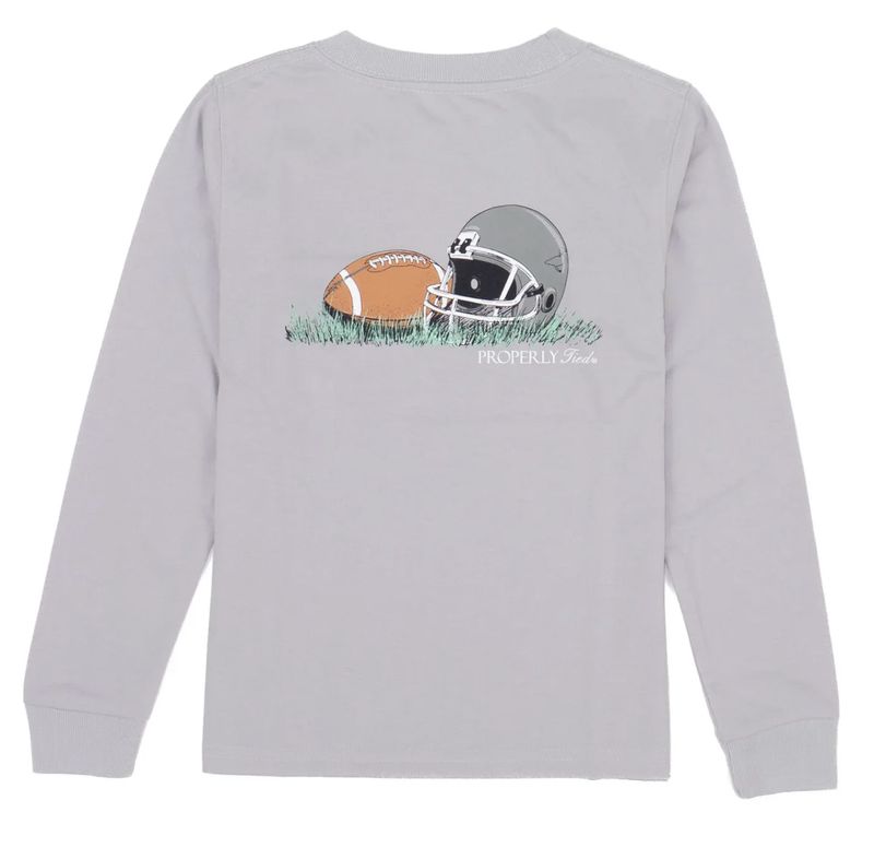 LS Football Ice Grey T-Shirt