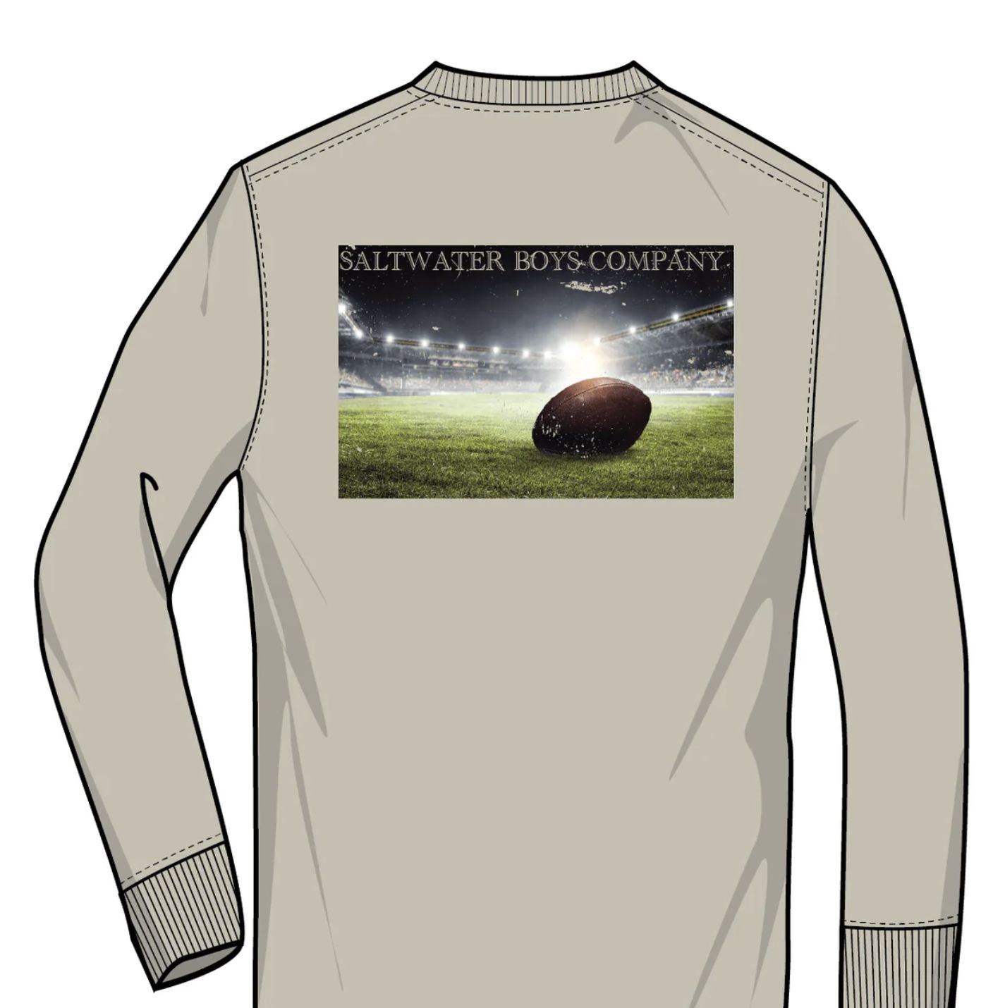 Pelican Football Graphic LS Tee