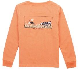 Boys on the Hunt Long Sleeve Mango Tee