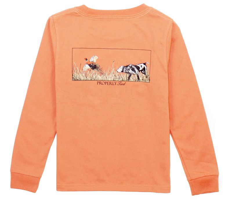 Boys on the Hunt Long Sleeve Mango Tee