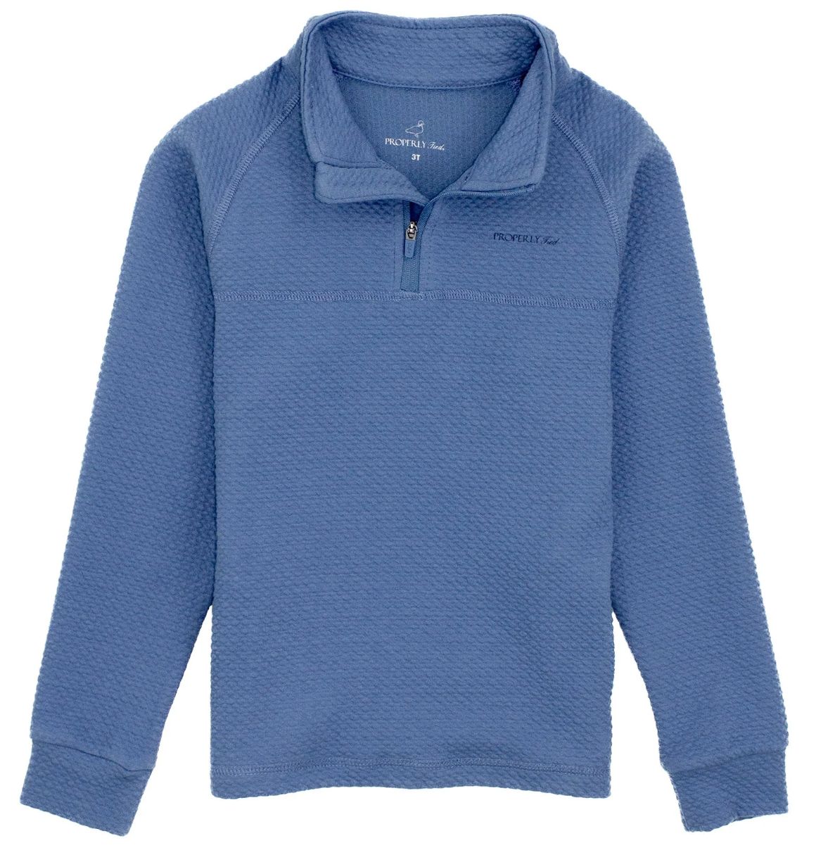 Boys Palmetto Pullover Denim, Colors: blue, Size: 5