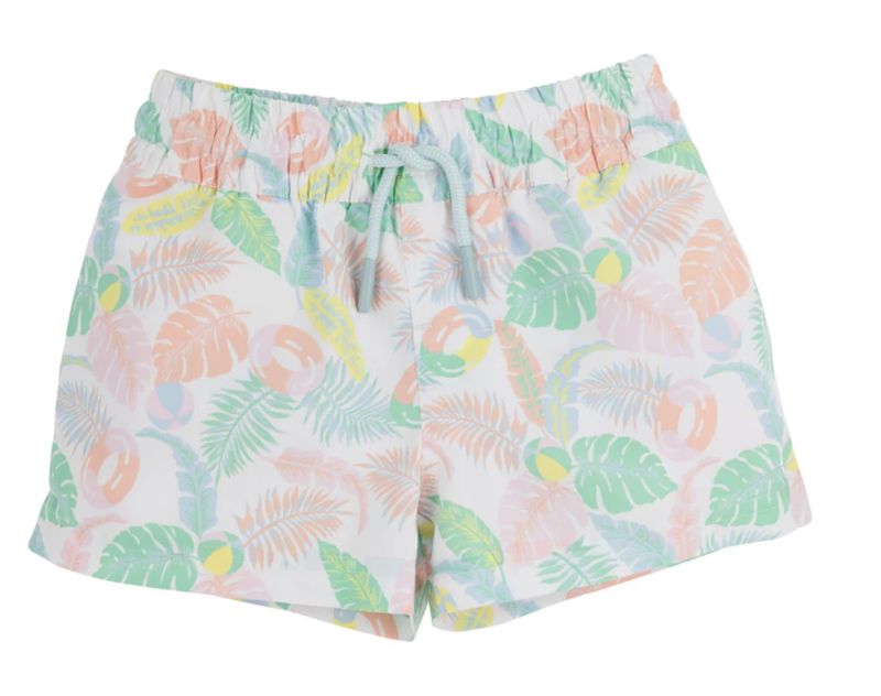 Happy in the Harbour Island Tortola Swim Trunks