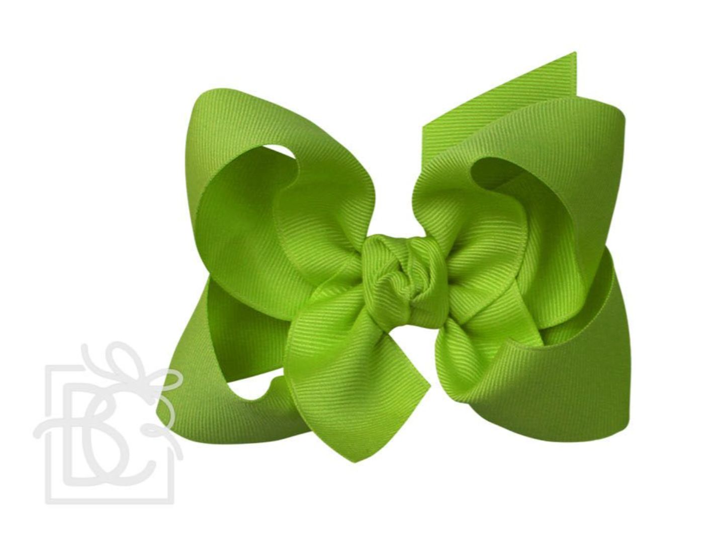 Large 4.5 Bow, Colors: Apple Green