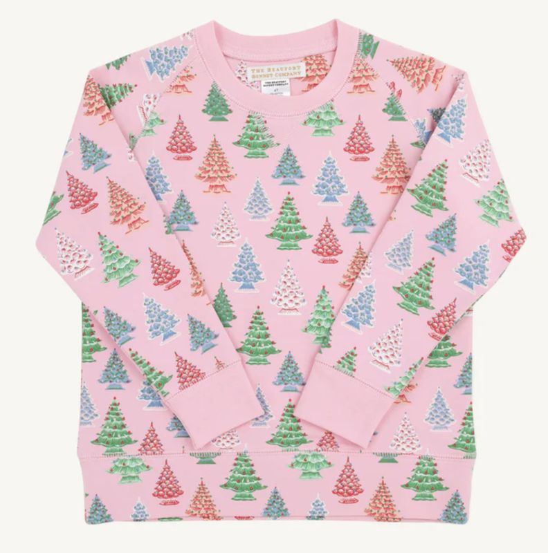 Cassidy Crewneck Need a Little Nostalgia with Pier Party Pink