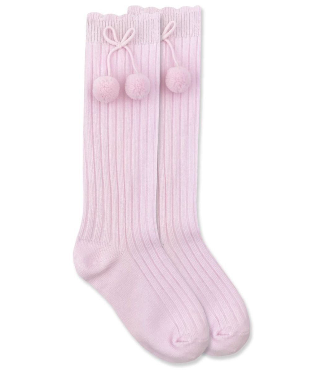 Pink Pom Pom Sock