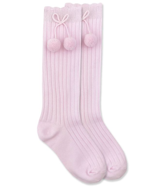 Pink Pom Pom Sock