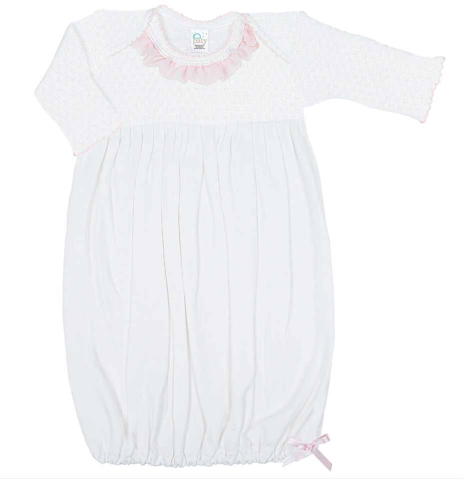 Pink Chiffon Trim