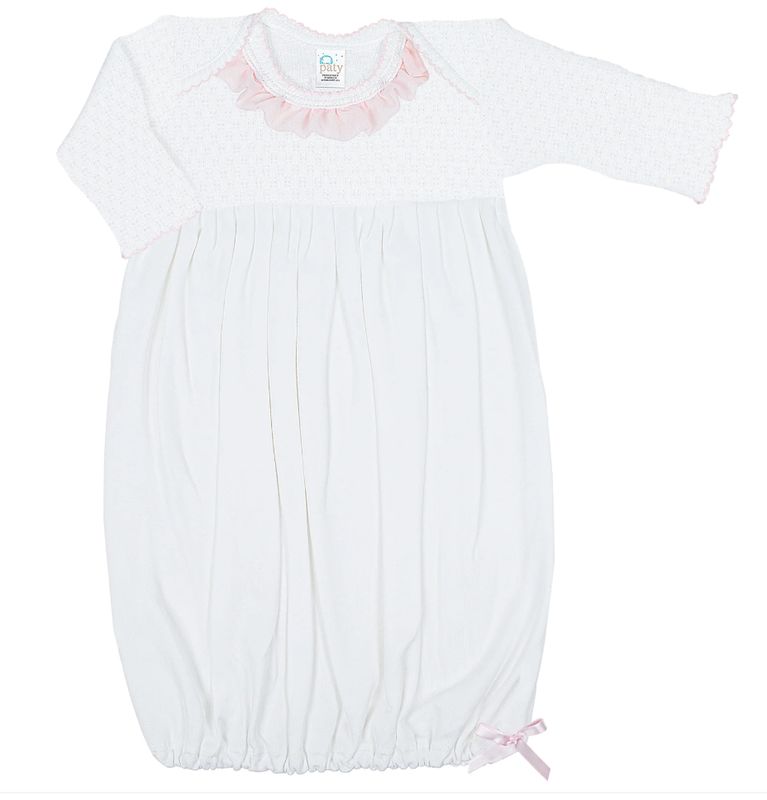 Pink Chiffon Trim