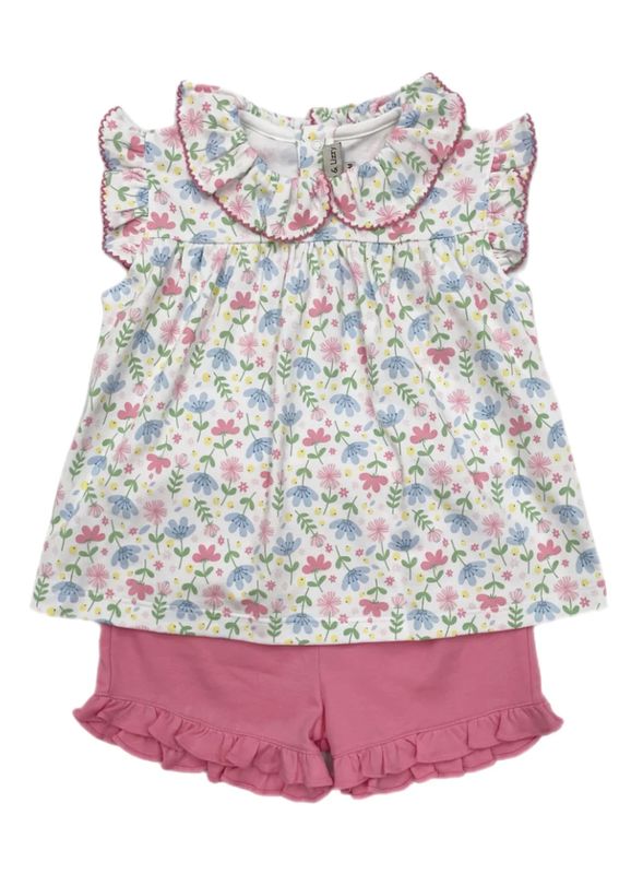 Girl's Palm Beach Short Set