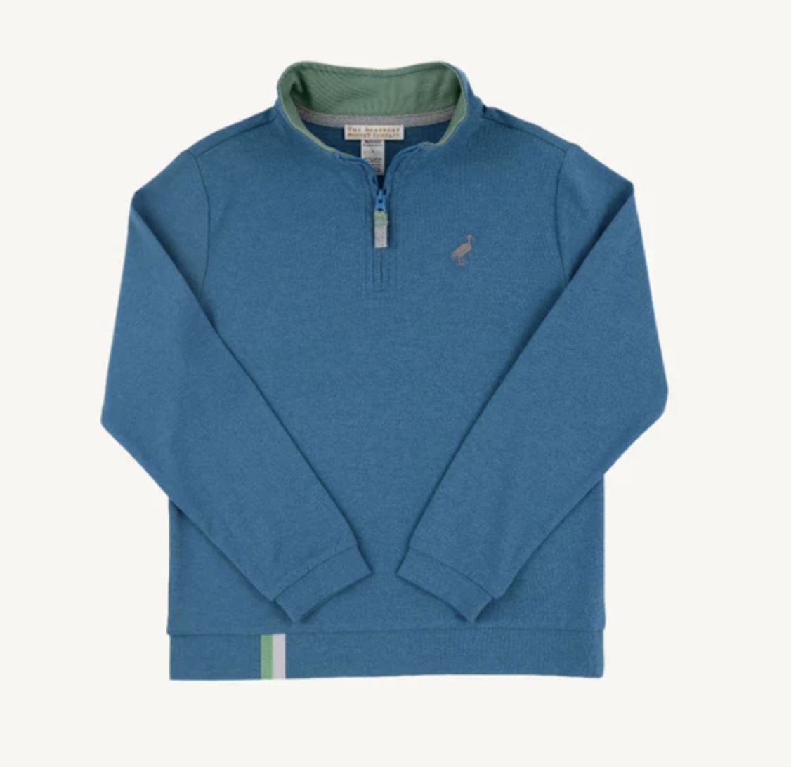 Prepletic Hayword Half-Zip Barnsley Blue/Grantley Gray