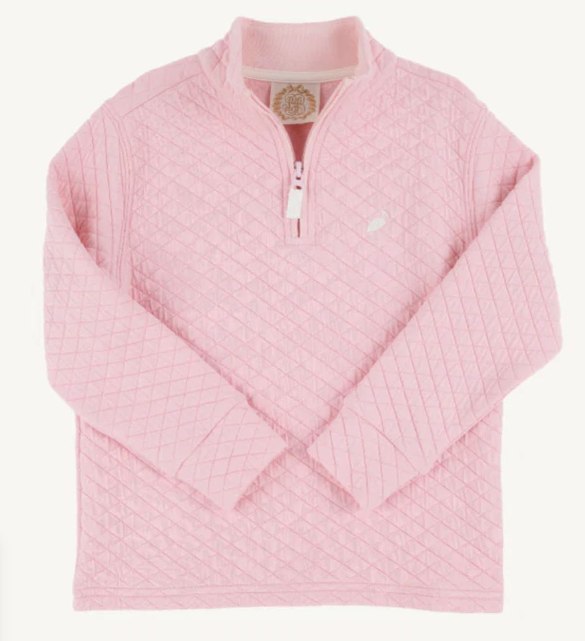Canter Collar Half-Zip Sandpearl Pink with Palmetto Pearl Stork