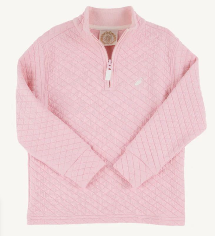 Canter Collar Half-Zip Sandpearl Pink with Palmetto Pearl Stork