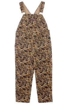 Boys Harvest Overalls Vintage Camo