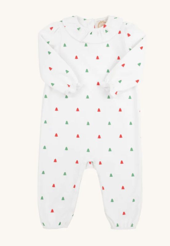 Ramona Ruffle Romper/Thomas Point Tree Farm