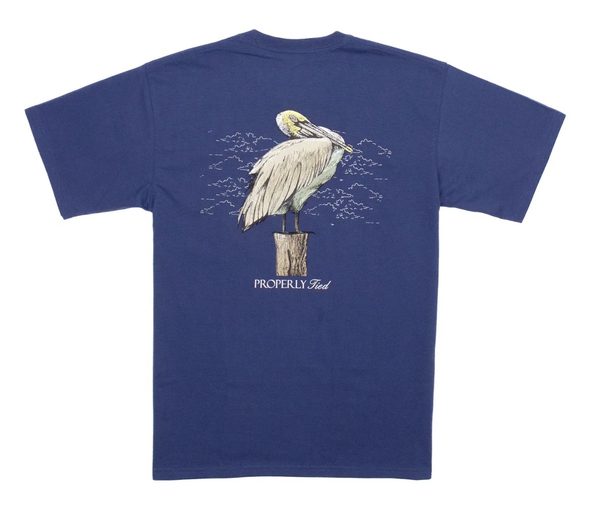 Pelican SS T-Shirt |  River Blue