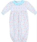 Natalie's Classics Printed Ruffle Gathered Gown