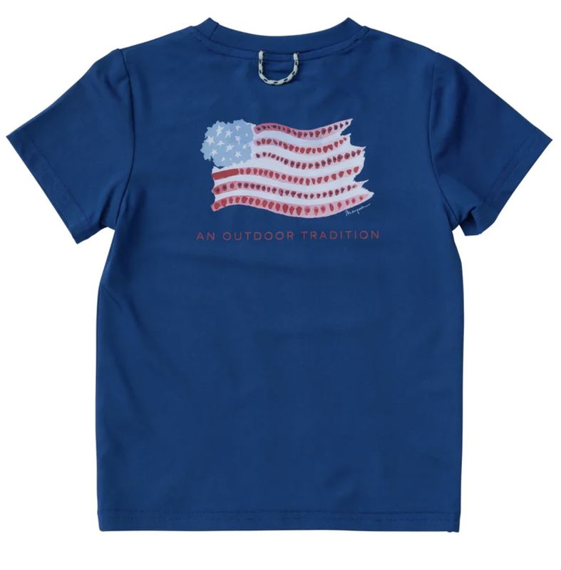 Pro Performance USA Flag Tee