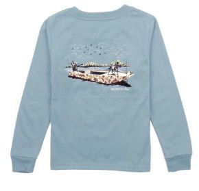 Boys Boat Ride Long Sleeve Steel Blue
