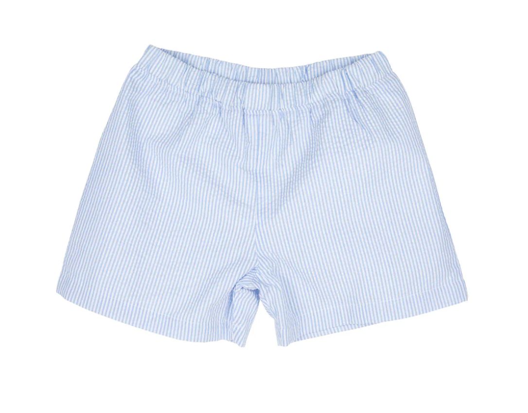 Shelton Shorts | Breakers Blue Seersucker