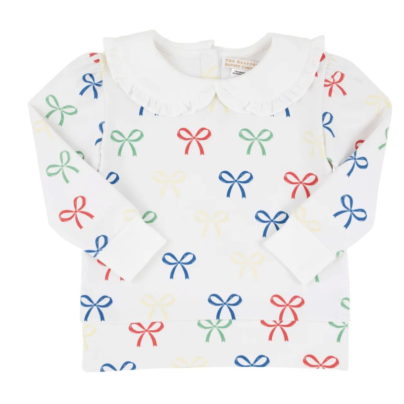 Cassidy Crewneck | Maude's Ruffle Ribbon