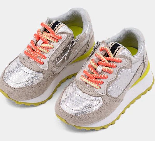 Silver Snake Sneaker