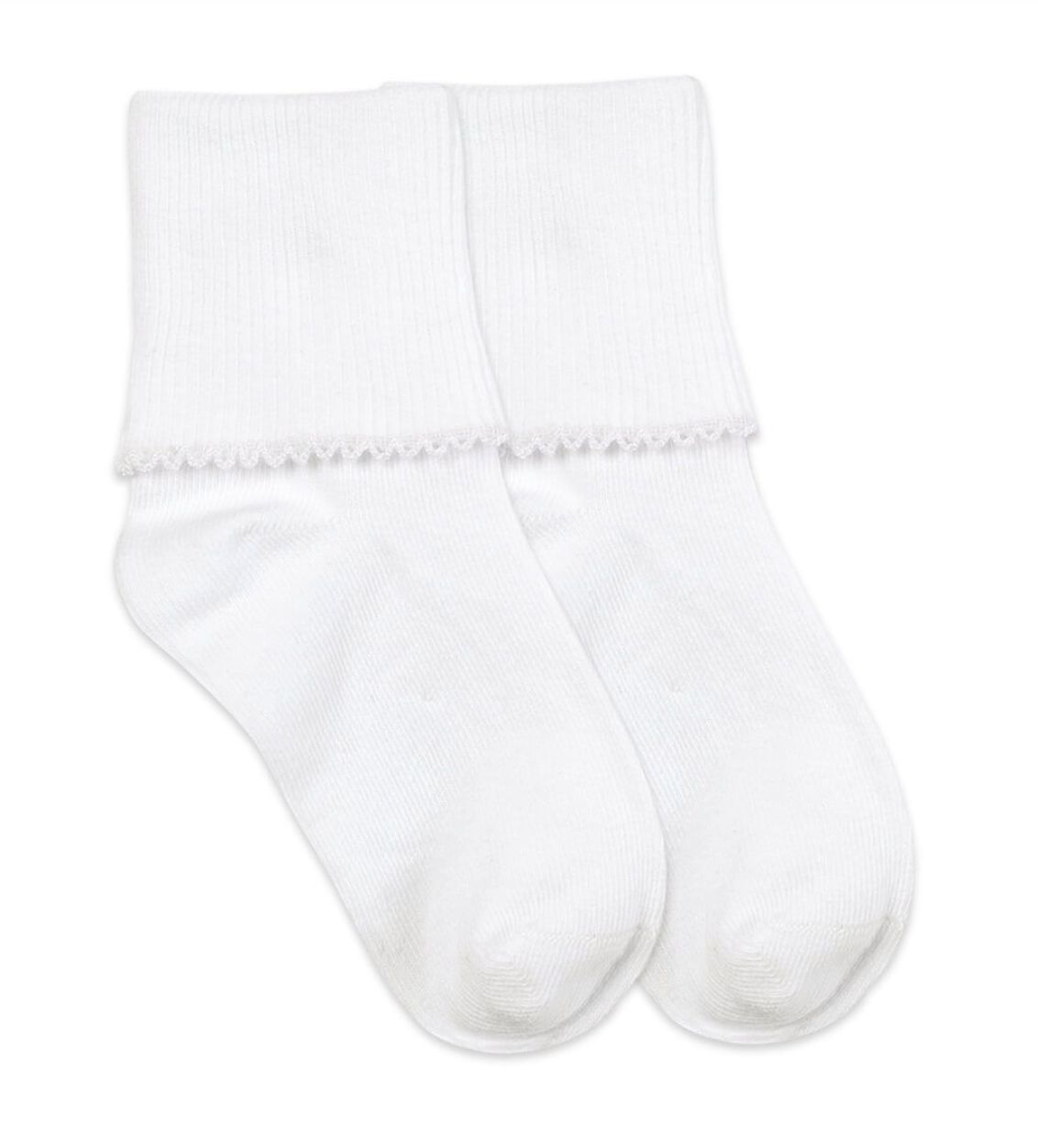 Tatted Edge Trim Cuff Socks